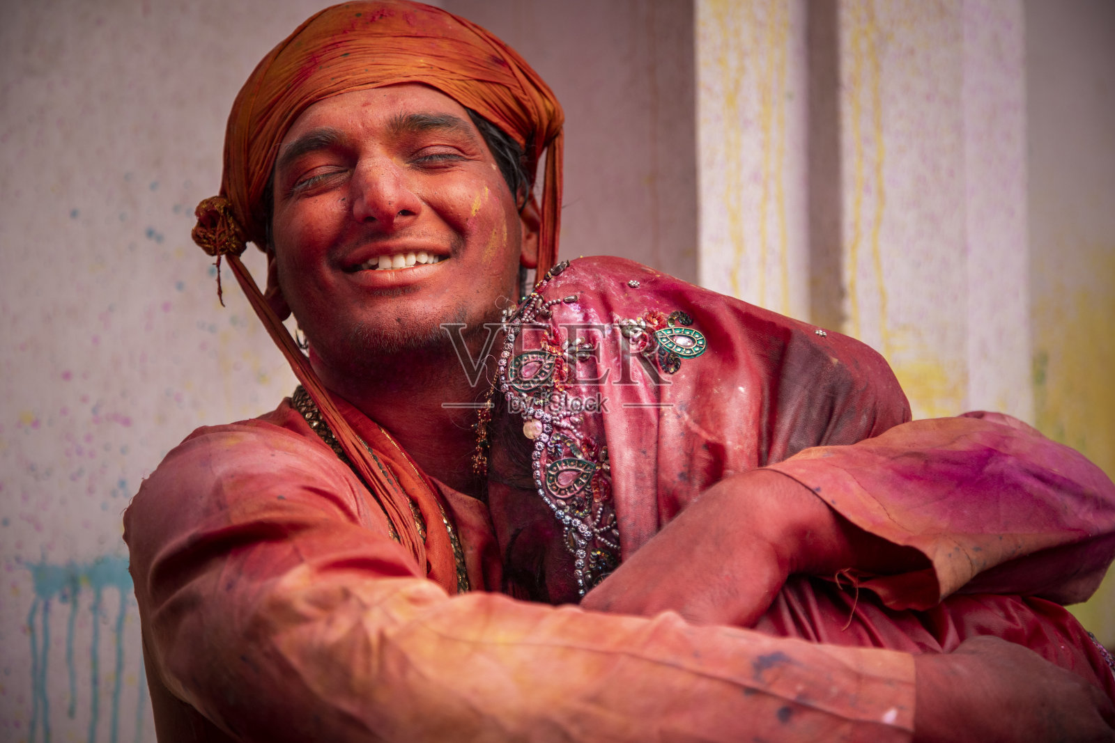 Lathmar Holi - Nandgaon报道照片摄影图片