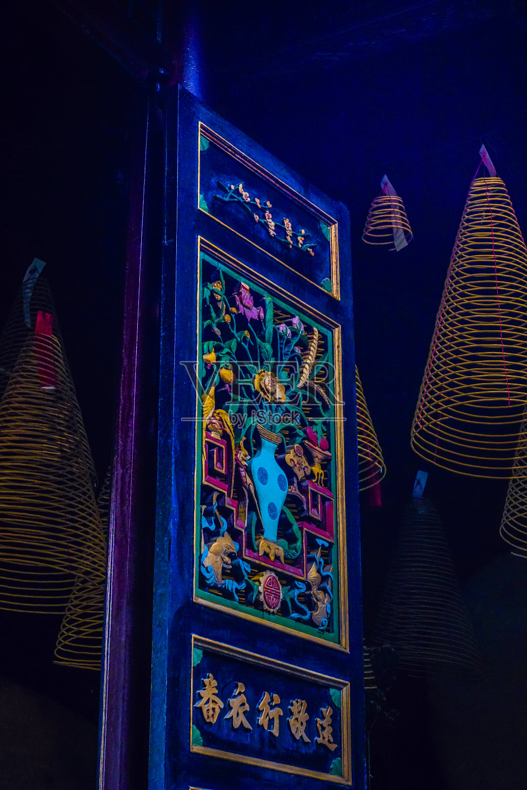 天后寺(海泉光寺)-位于越南胡志明市(西贡)的越南华人寺庙之一照片摄影图片