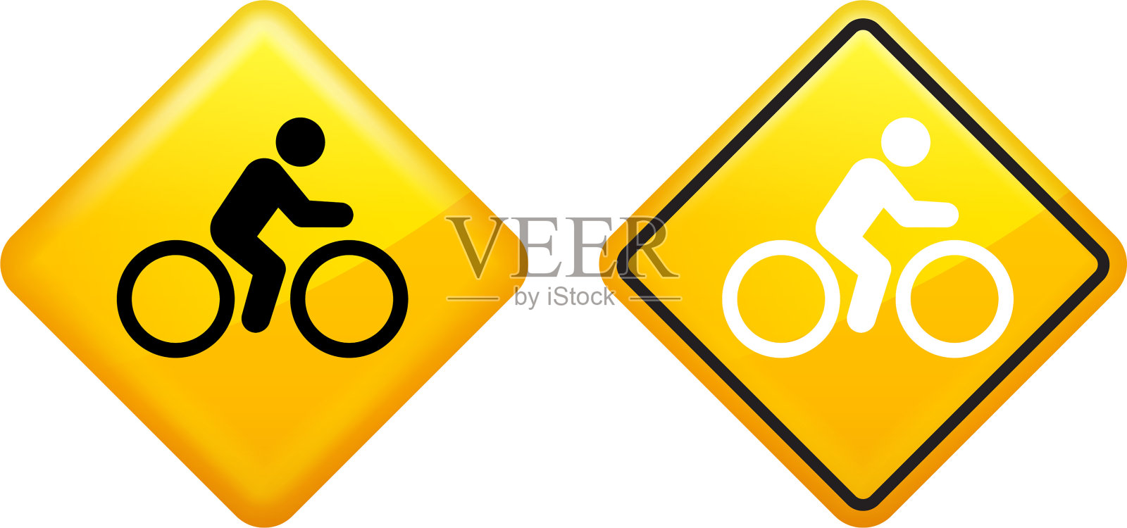 骑自行车的男人插画图片素材