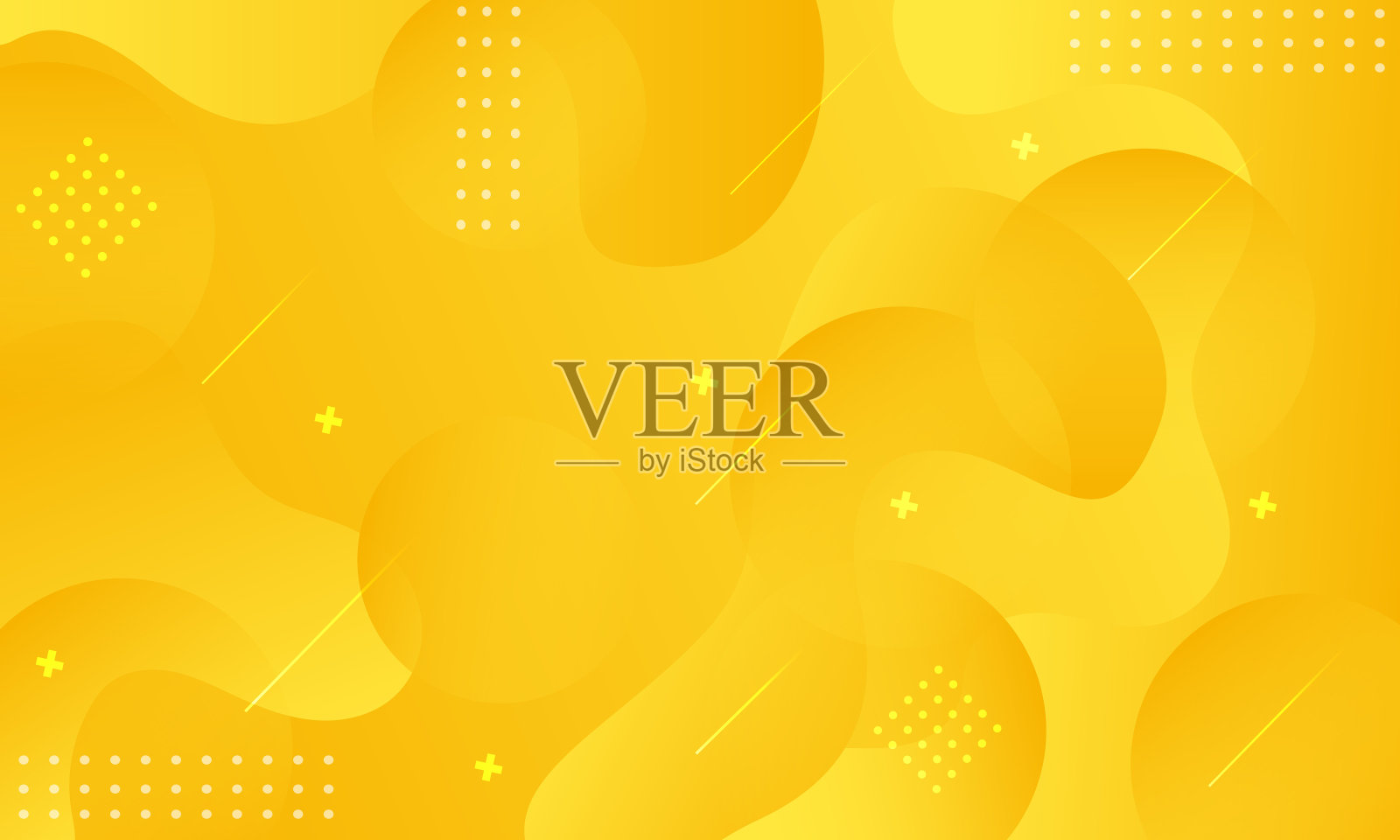 现代抽象黄色渐变颜色背景插画图片素材