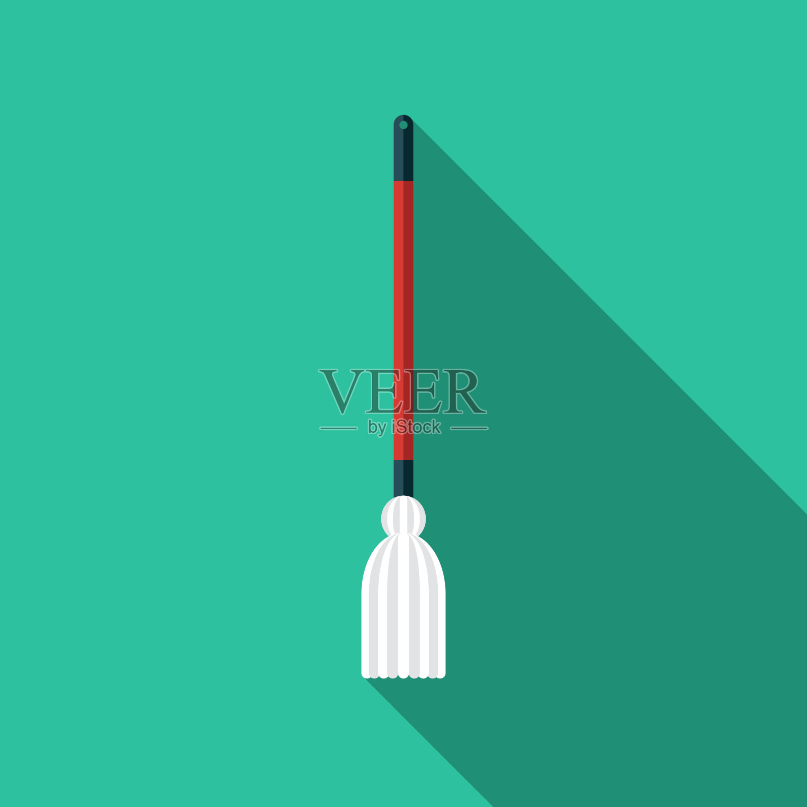 拖把清洁用品图标插画图片素材