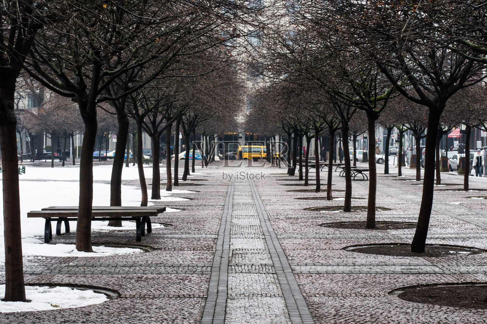 德国柏林冬天的宪兵市场照片摄影图片