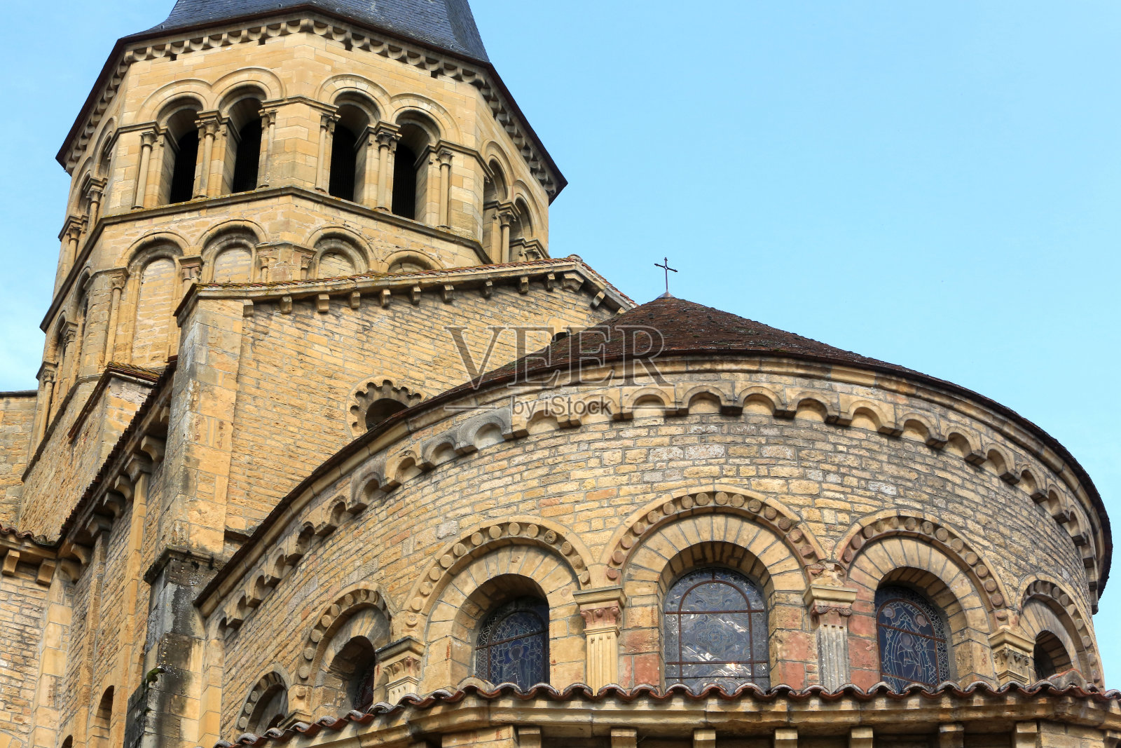 圣心大教堂。帕拉伊勒 - 莫尼亚尔勃艮第。赛恩-埃特-卢瓦尔是法国是欧洲照片摄影图片