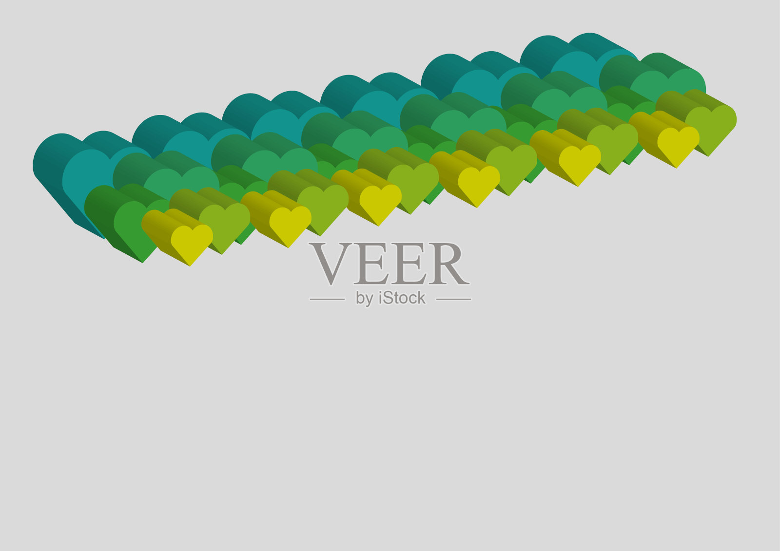 用心画图案插画图片素材