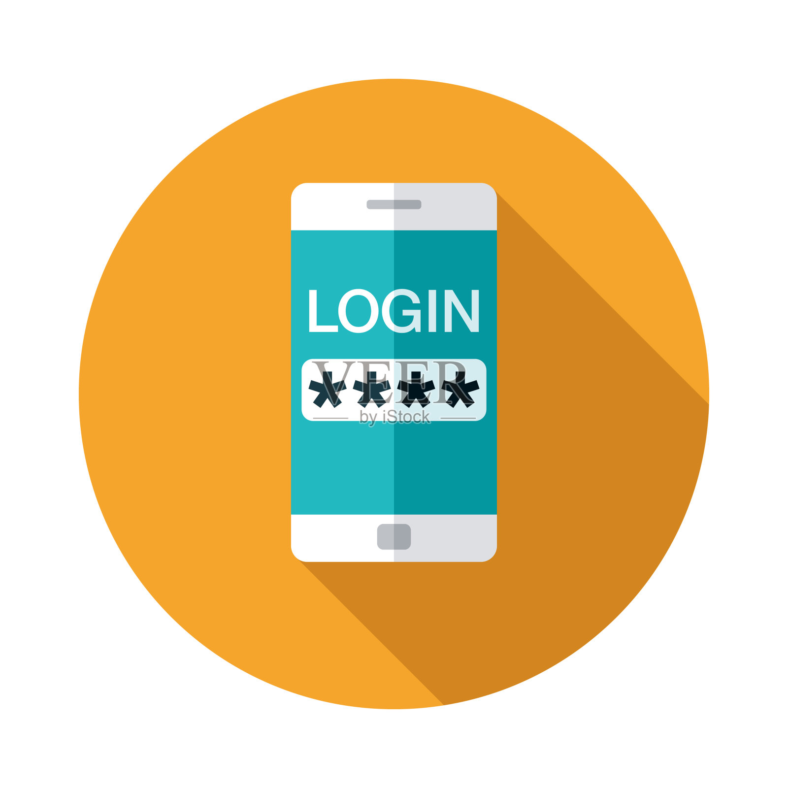 密码登录在线安全图标插画图片素材