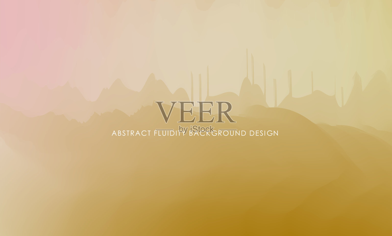 抽象自然景观梯度水彩背景插画图片素材