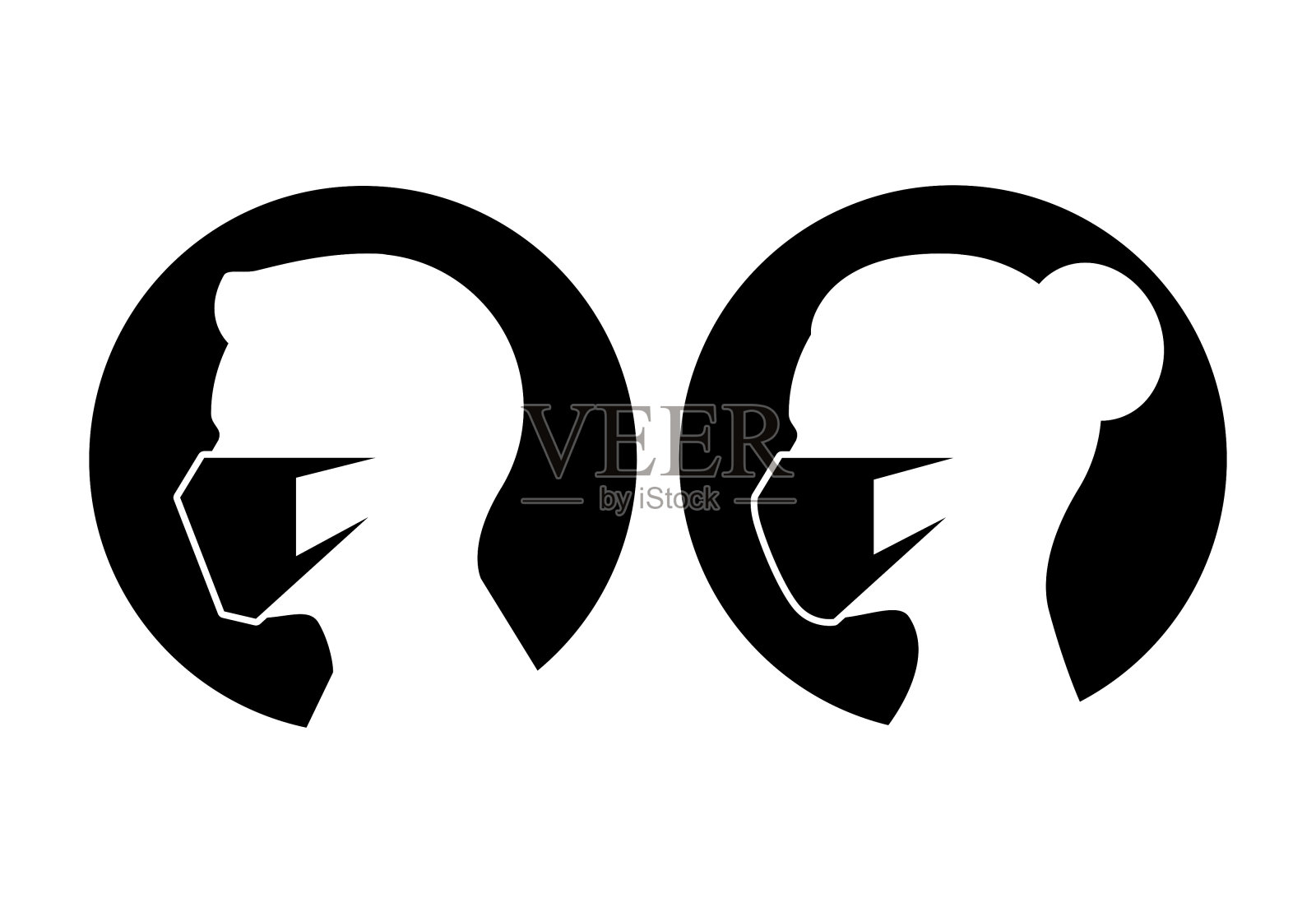 防毒面具设计元素图片