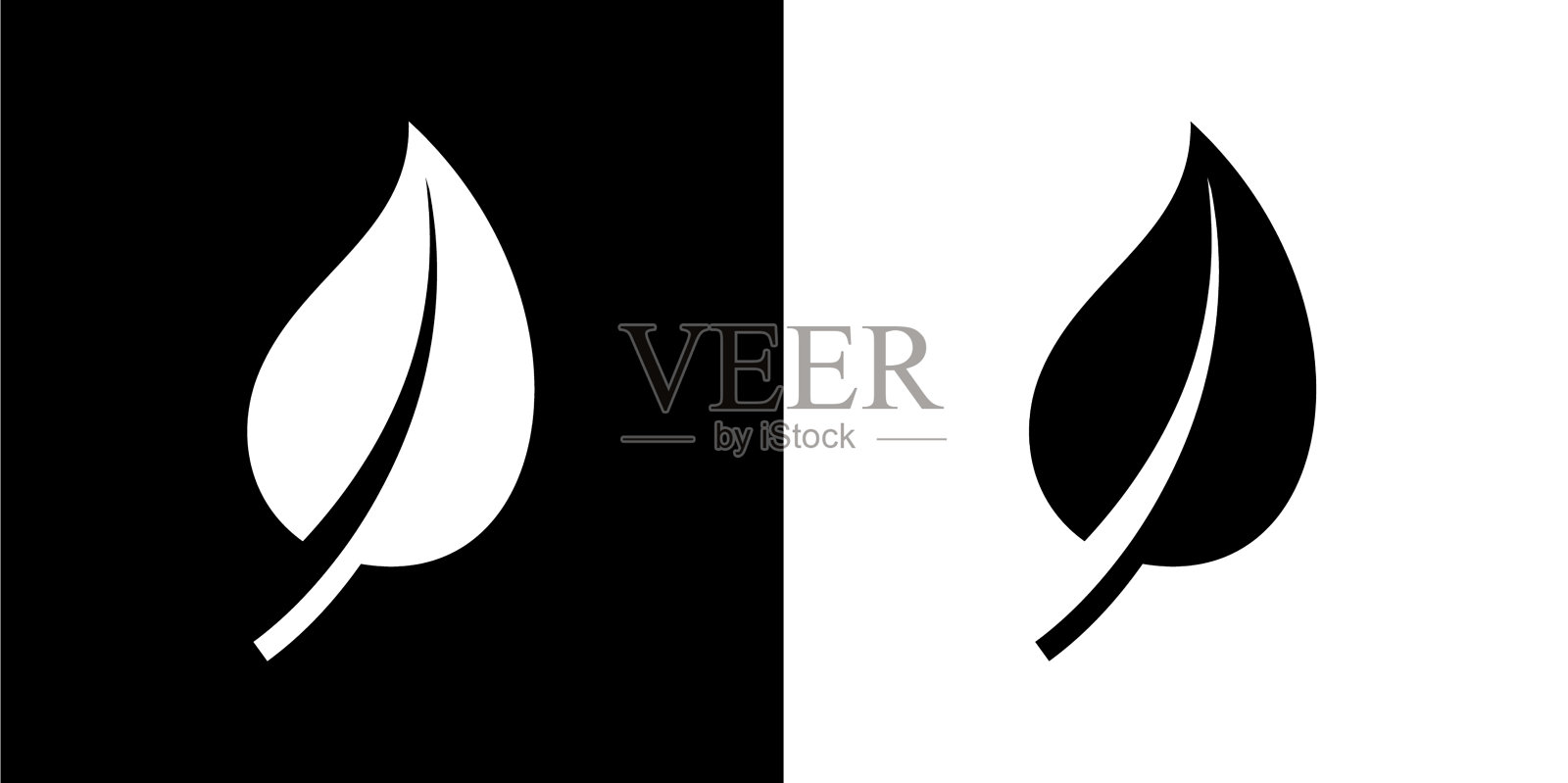 叶图标设计元素图片