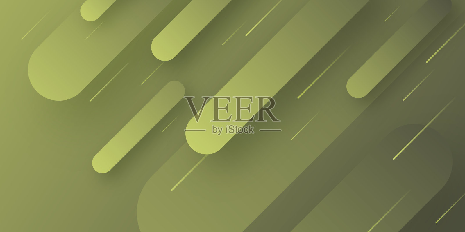 抽象设计与几何形状-时髦的棕色梯度插画图片素材