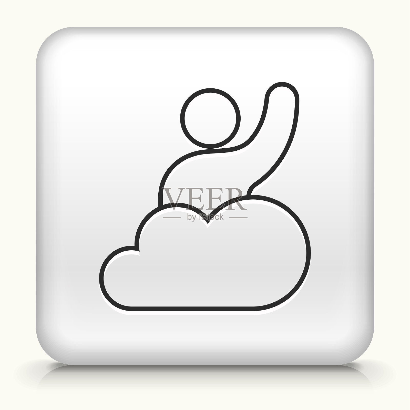 九霄云外的家伙插画图片素材