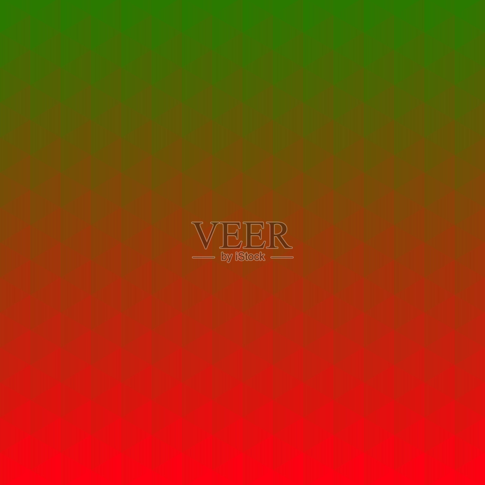 抽象几何背景-马赛克三角形图案-红色梯度插画图片素材