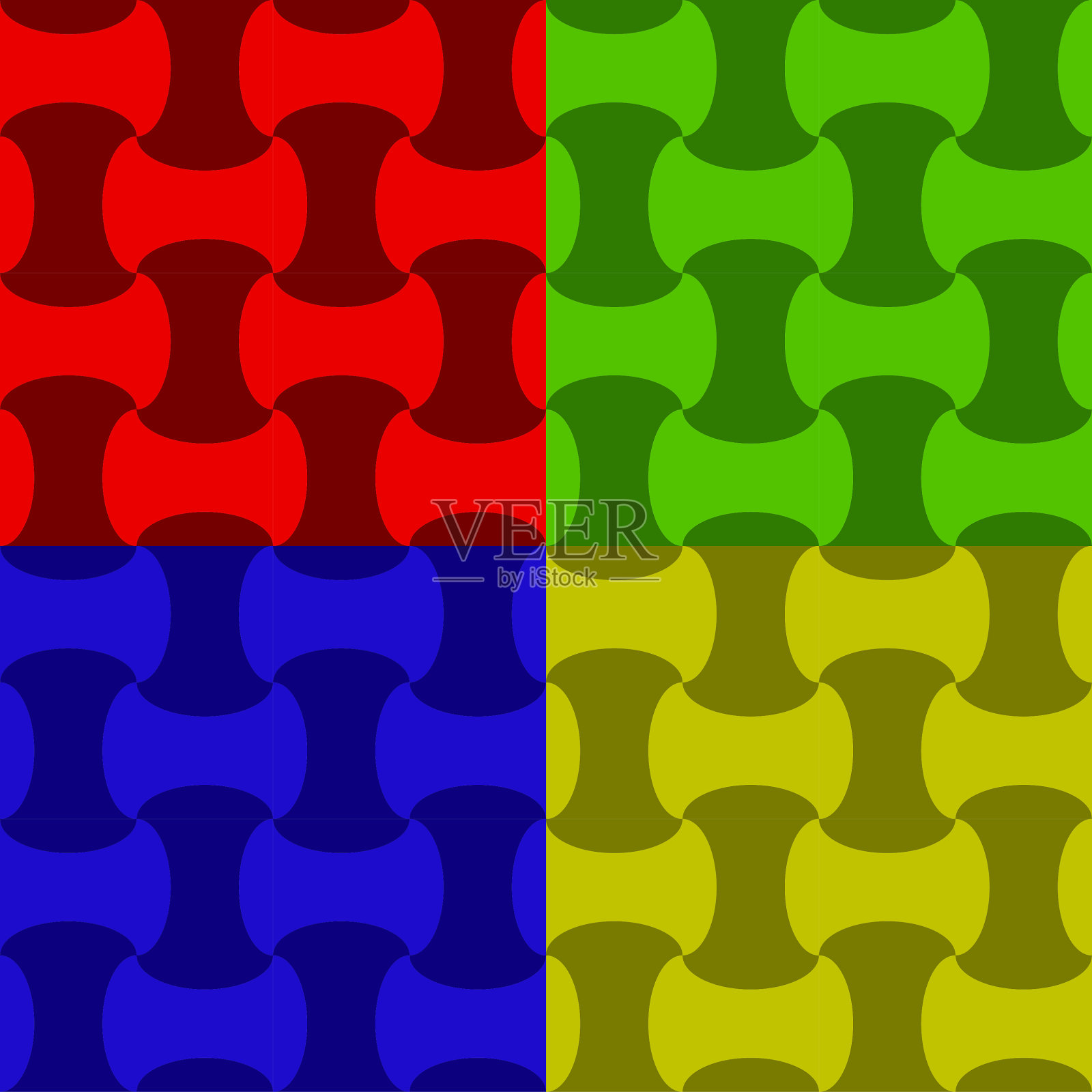 无缝多色几何纹理插画图片素材