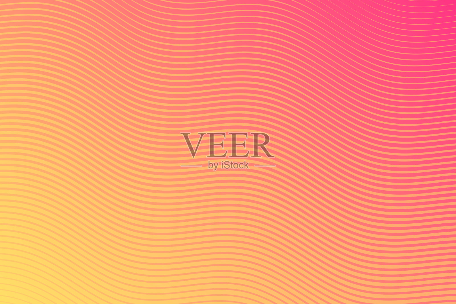 时尚的几何设计-橙色抽象背景插画图片素材