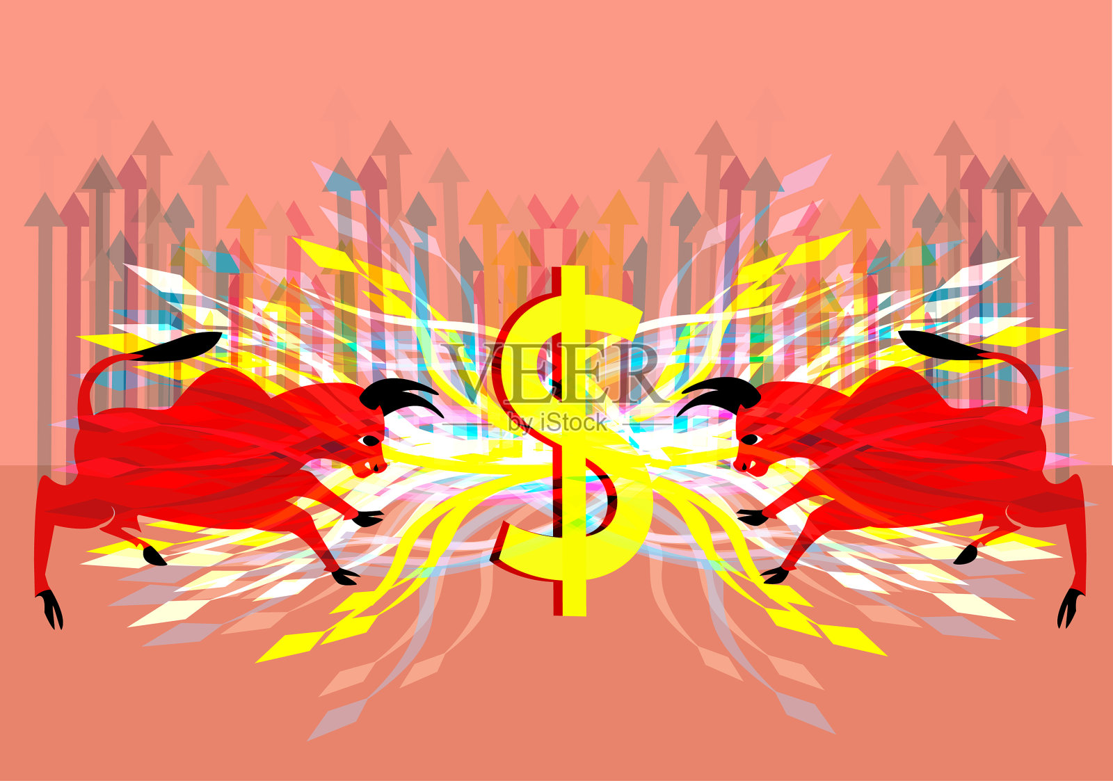 股市插画图片素材