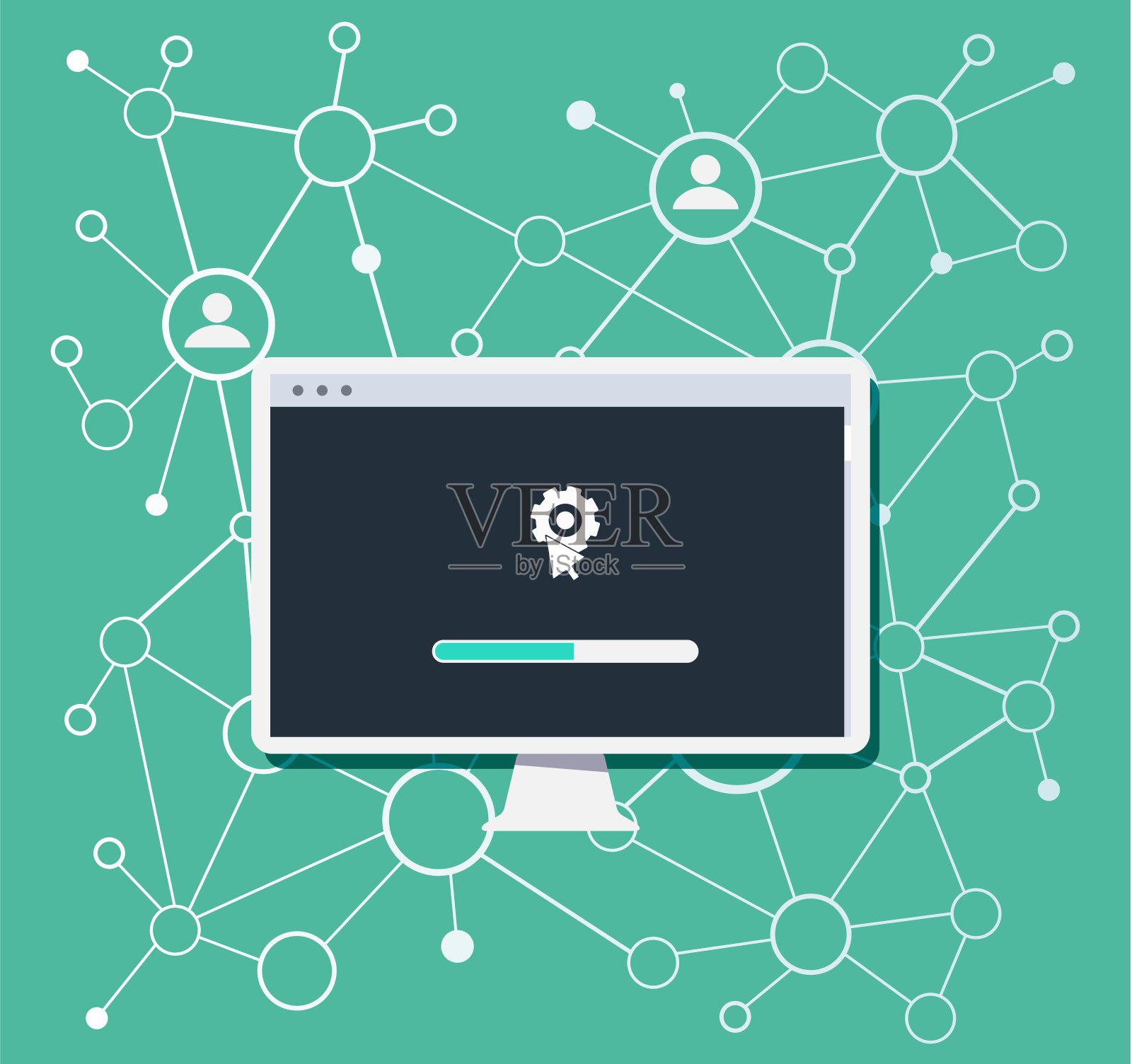 系统软件更新插画图片素材