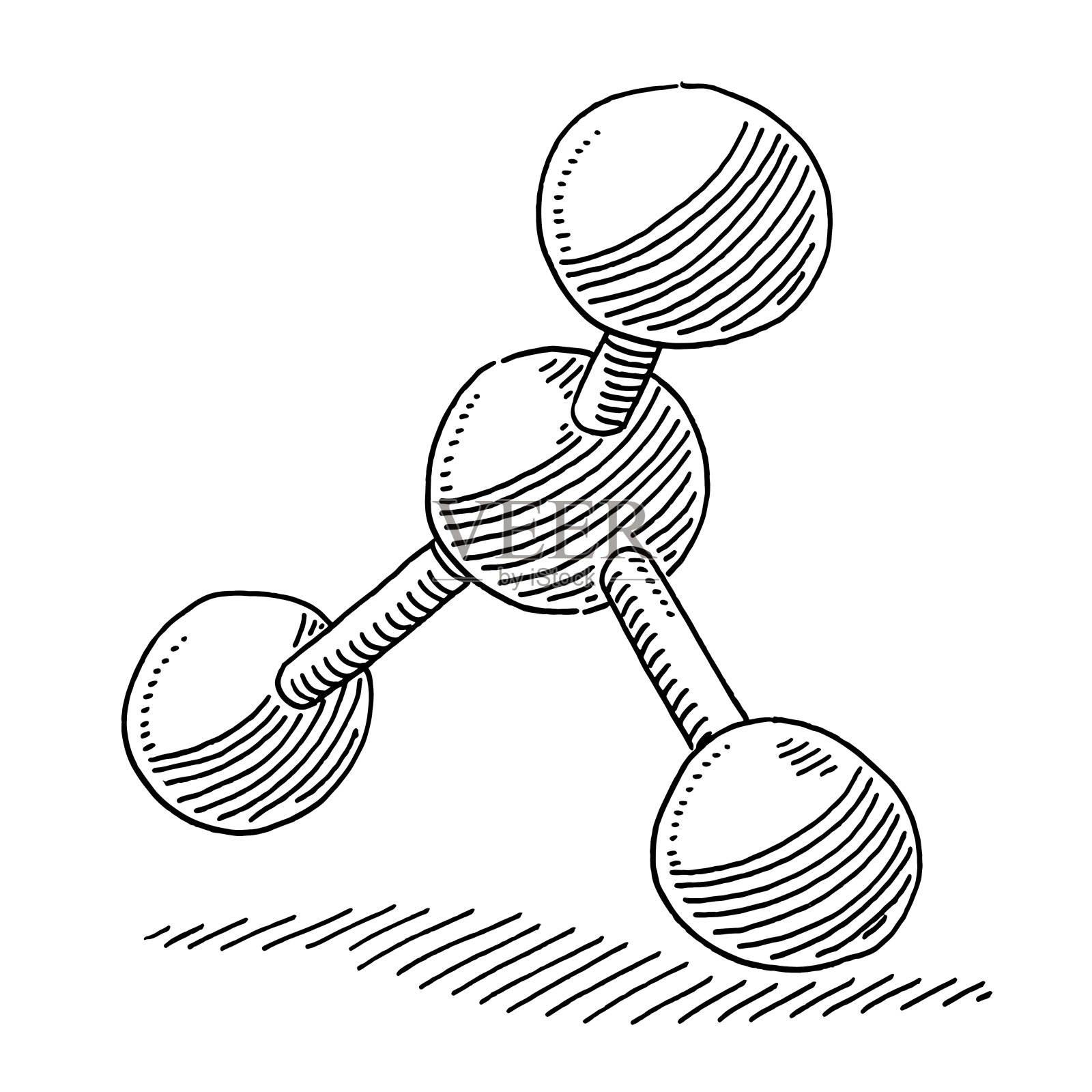 分子结构符号图设计元素图片