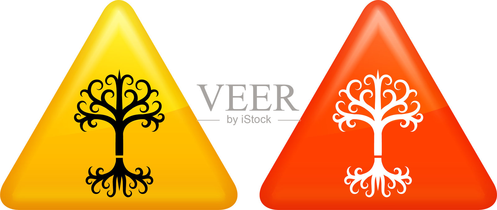 树的图标插画图片素材