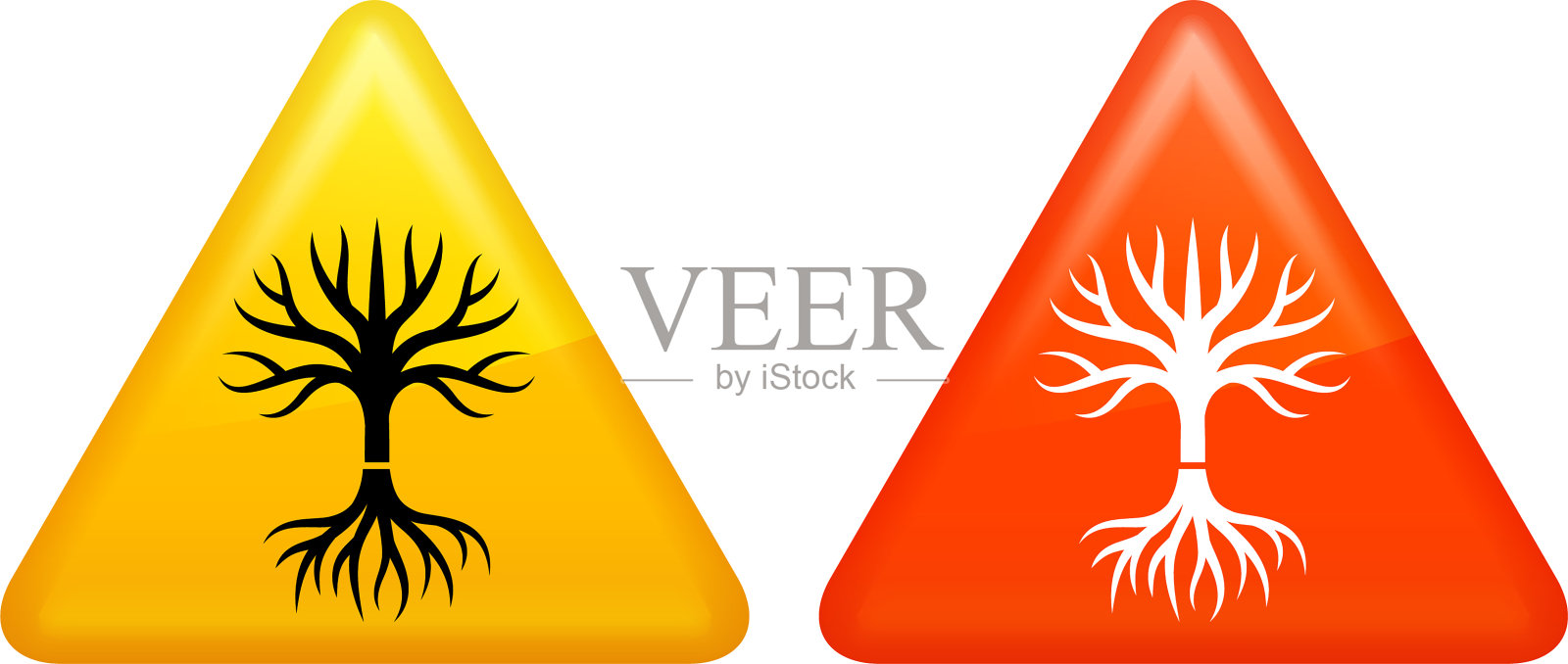 树的图标插画图片素材