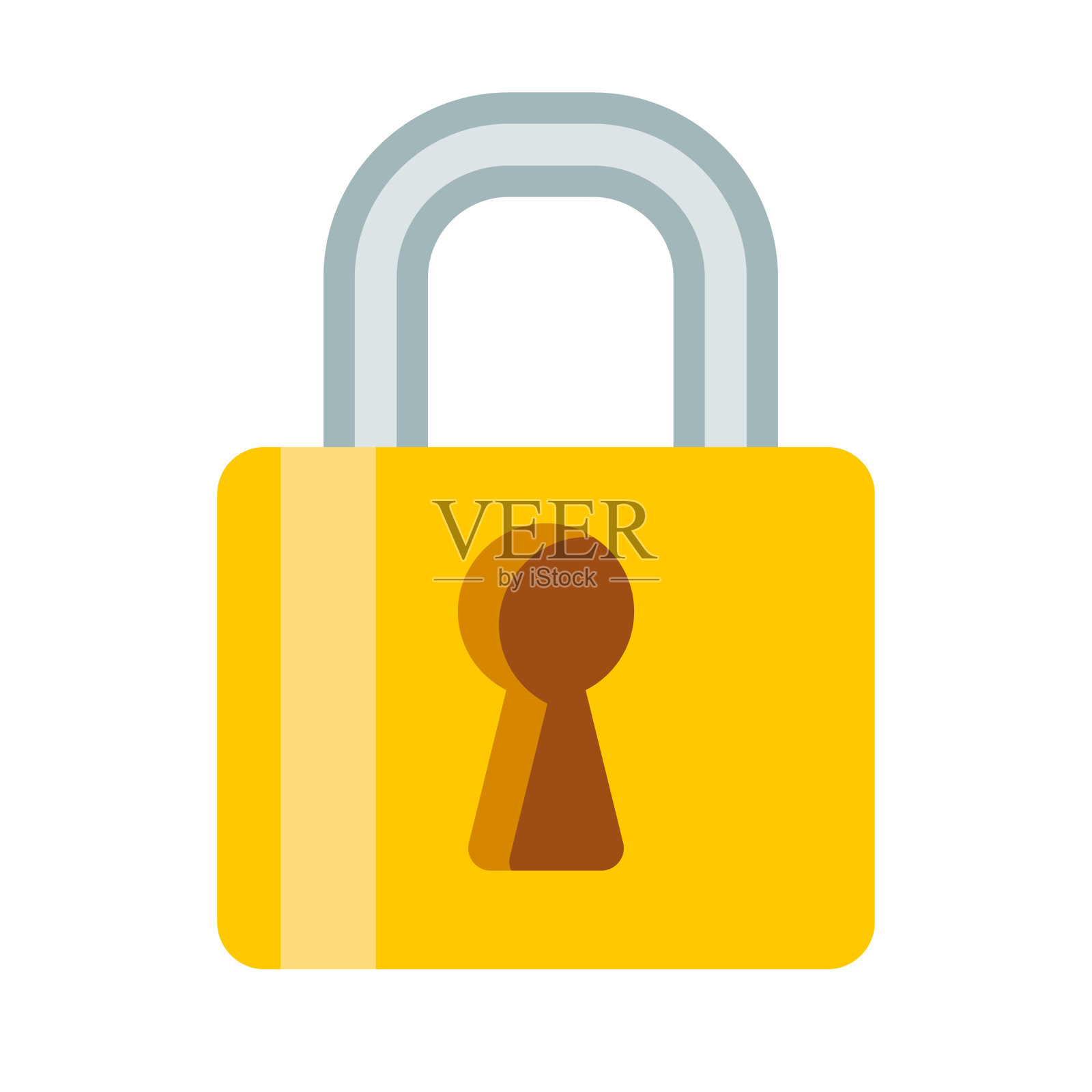 透明背景上的安全图标插画图片素材