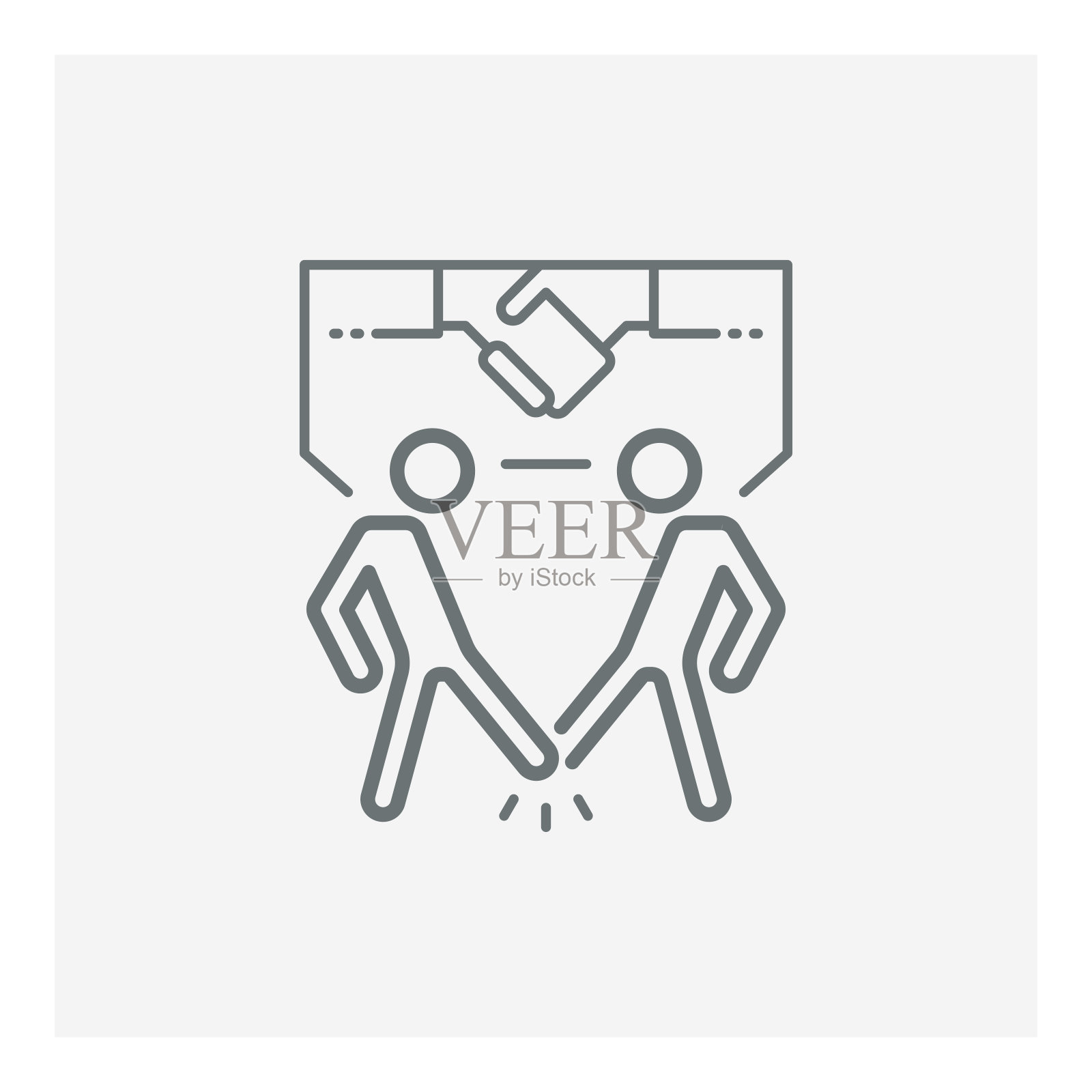 新冠病毒问候图标图标素材