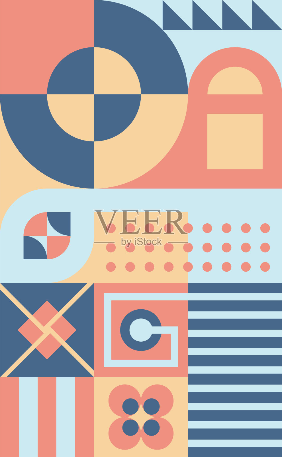 最小的几何图案。采购产品抽象矢量图案设计的网站横幅，海报，传单，品牌包装，织物印刷，墙纸和封面。插画图片素材