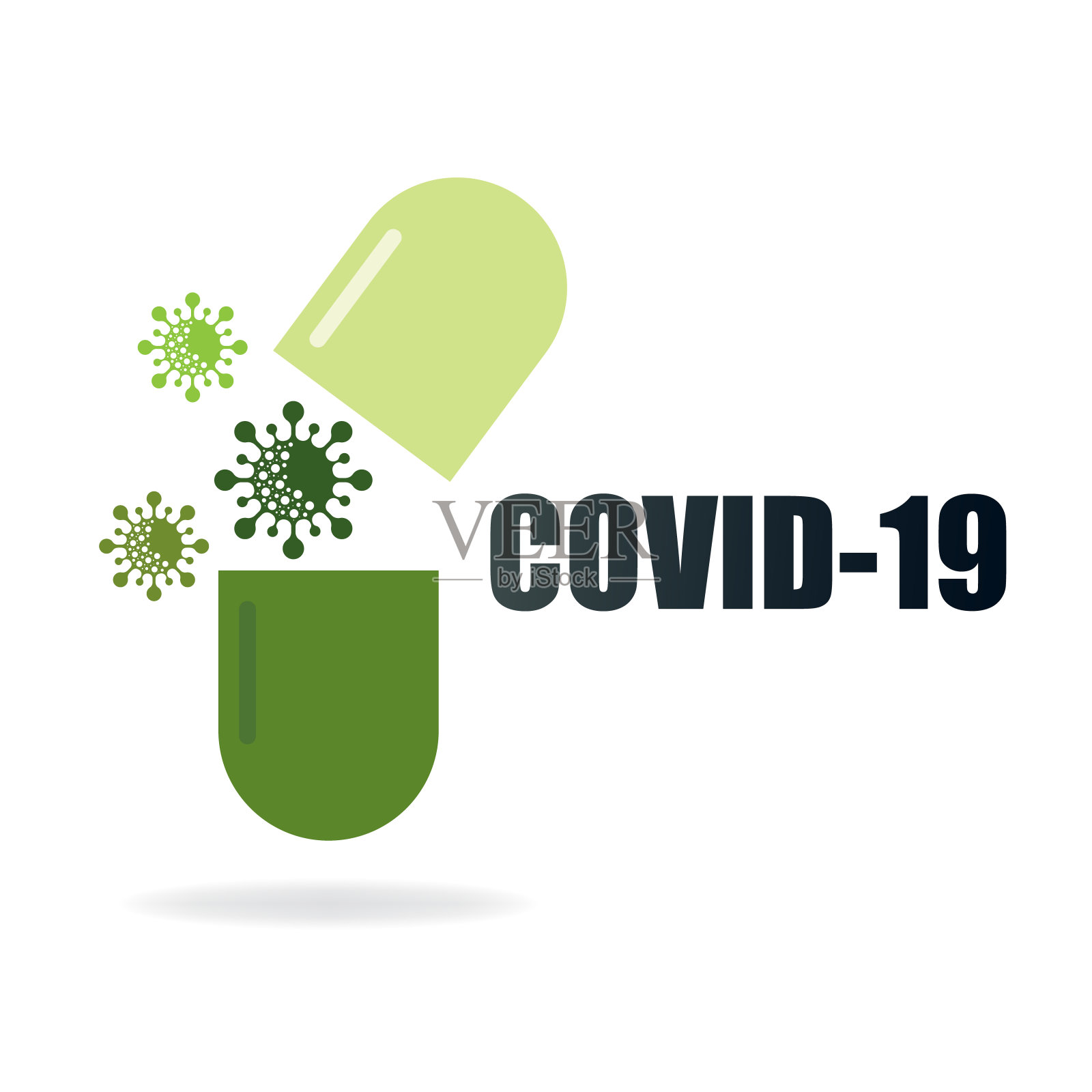 新型冠状病毒肺炎插画图片素材