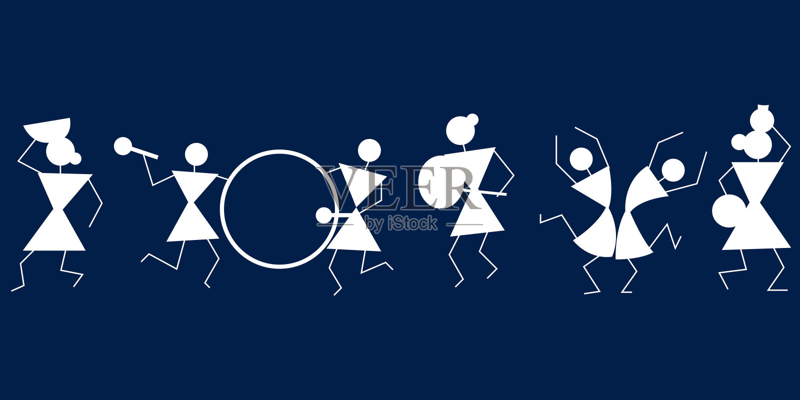 沃里艺术背景插画图片素材