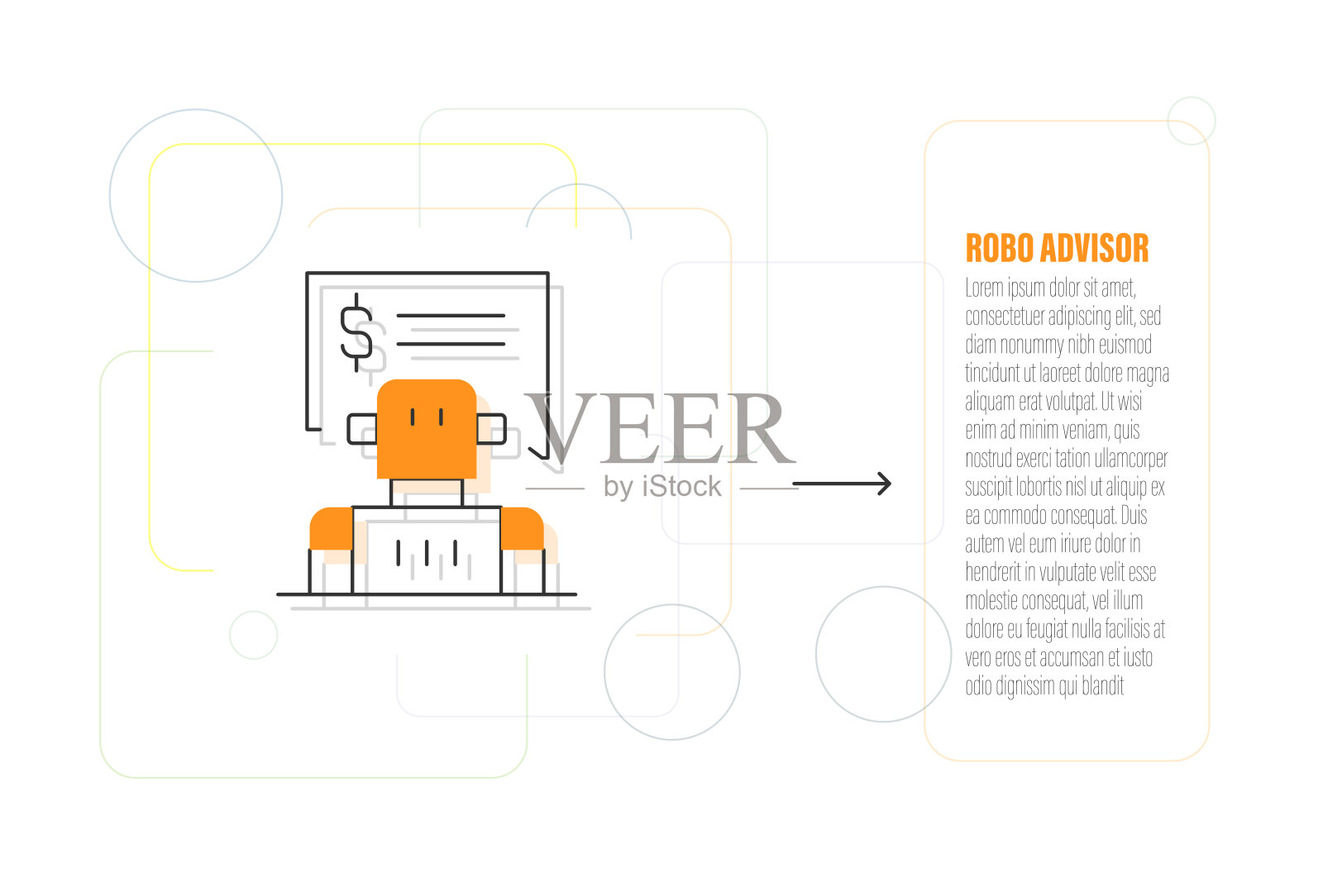 无袖长衫顾问图标插画图片素材