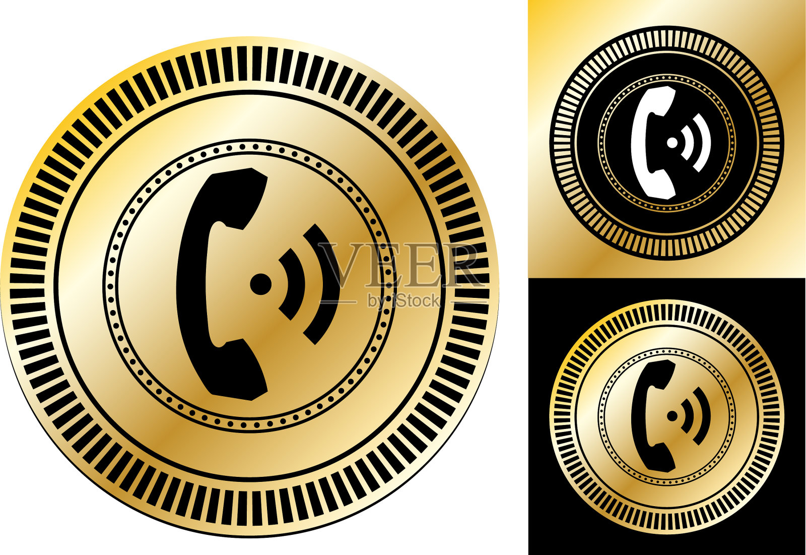 电话图标插画图片素材