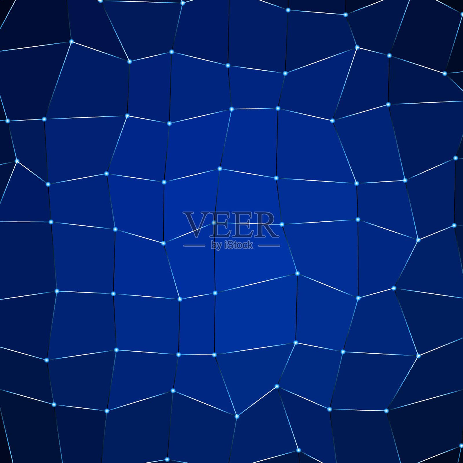 深色低多边形图案与轮廓和标记发光的角落插画图片素材