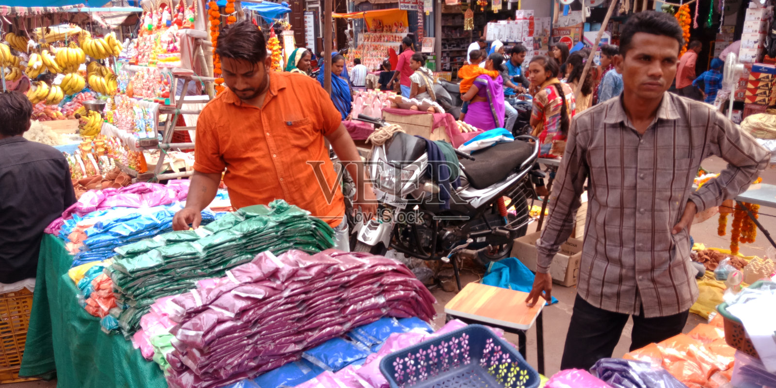 印度排灯节市场的节日季节照片摄影图片