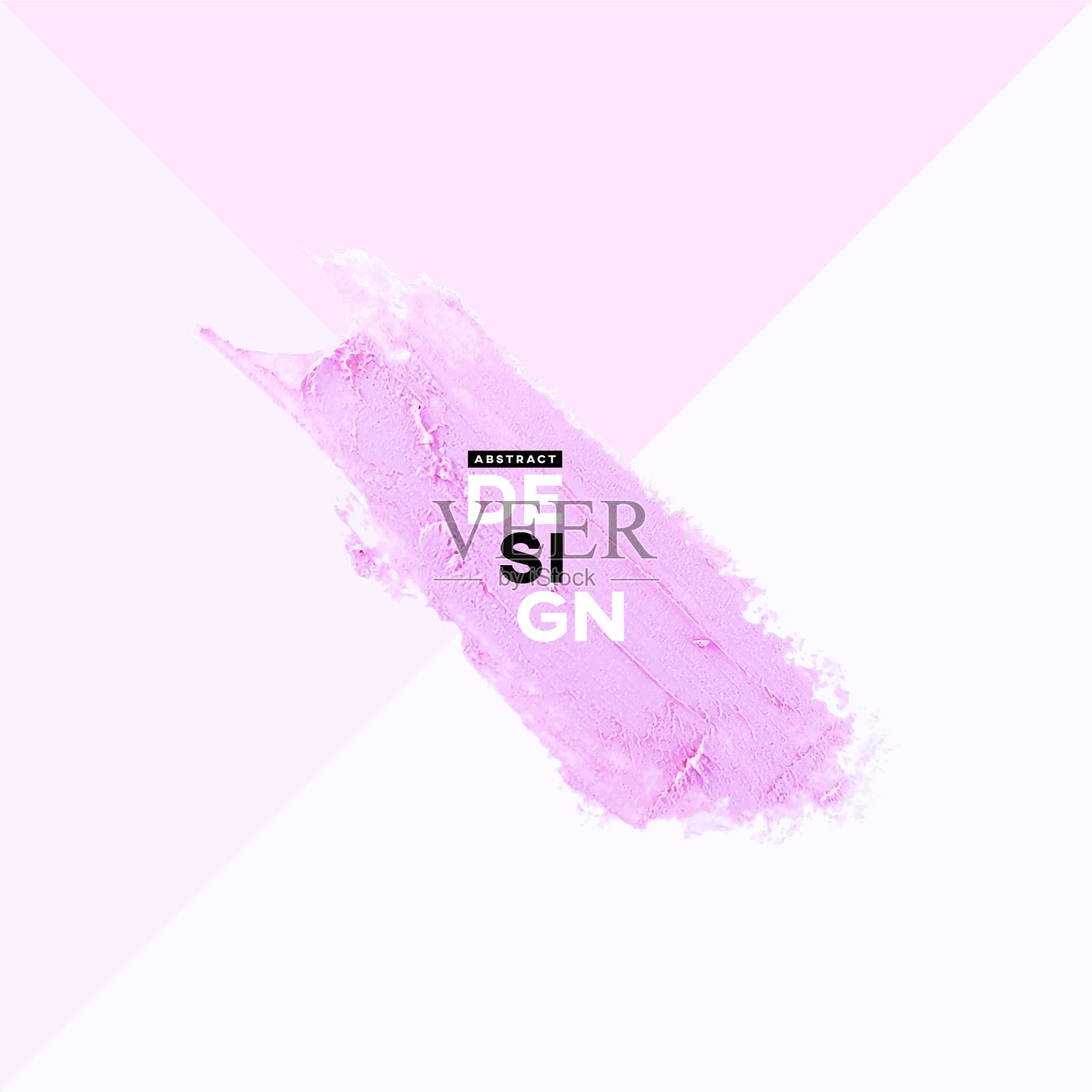 矢量现实的粉色口红涂抹涂抹彩色背景，女人的嘴唇，爱的背景，化妆品组成，化妆组成，口红笔触，美容师背景插画图片素材