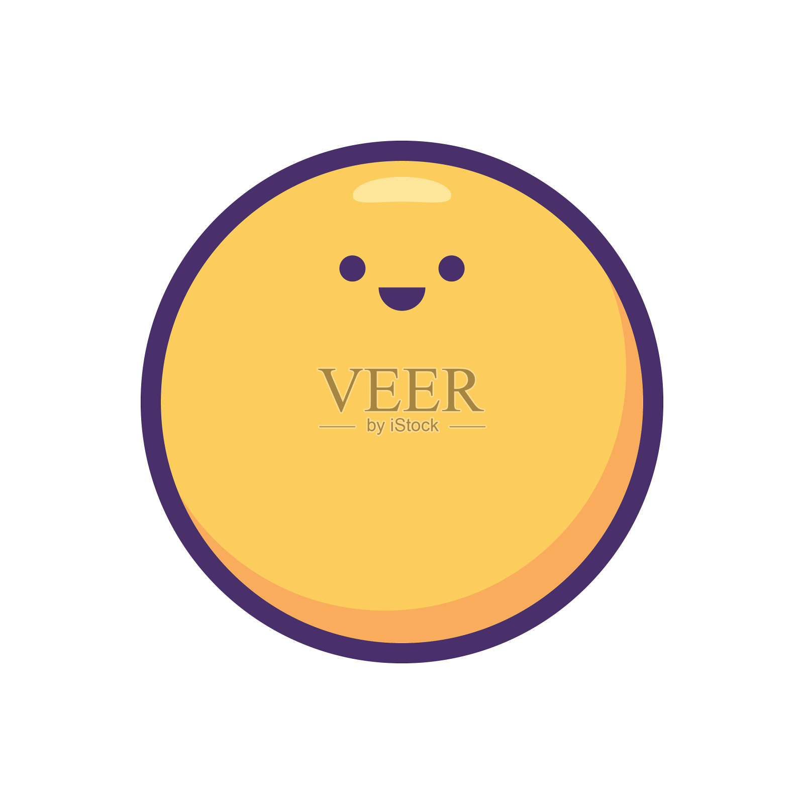 Emoticon大头轮廓线设计元素图片