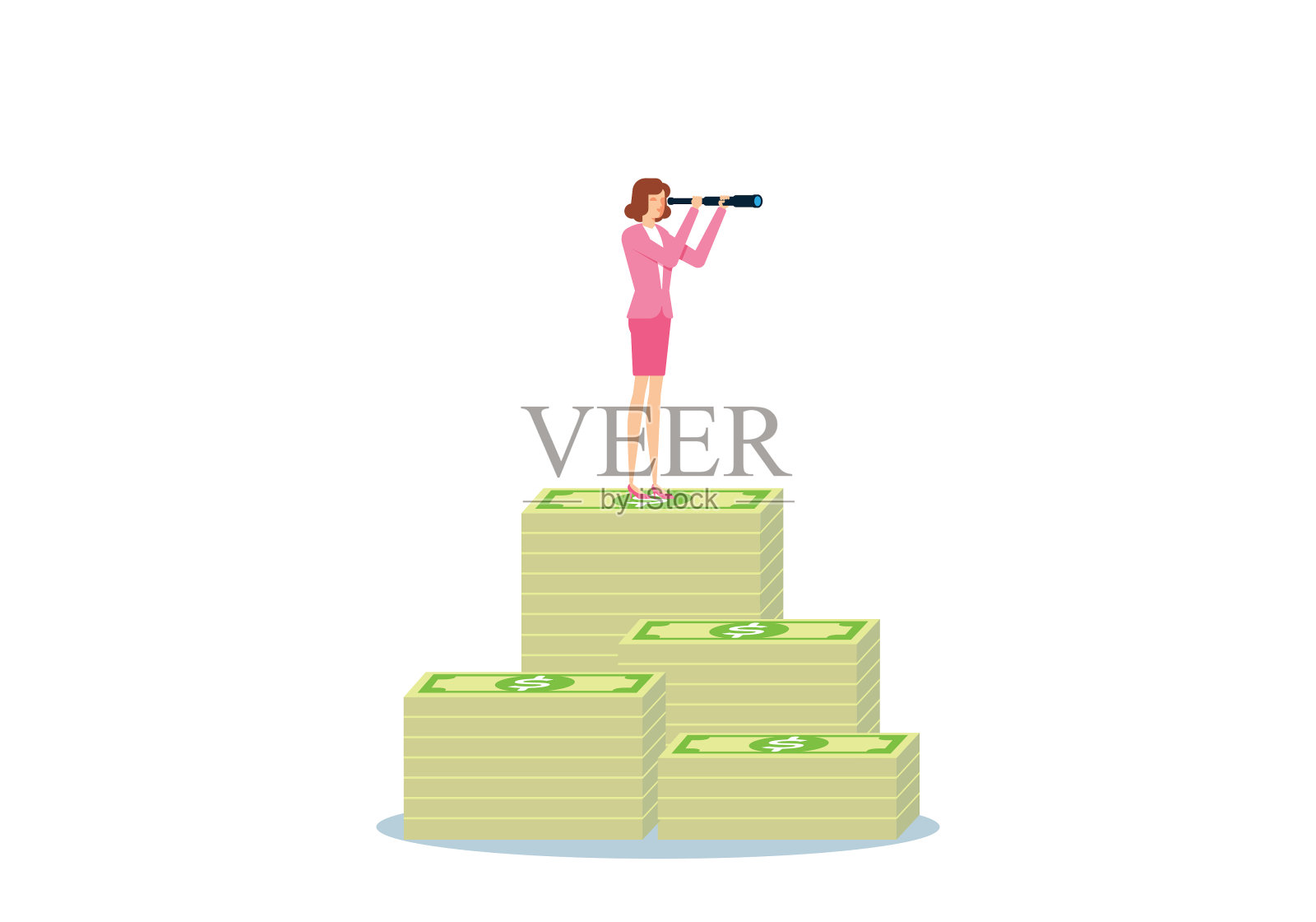 寻找金钱插画图片素材