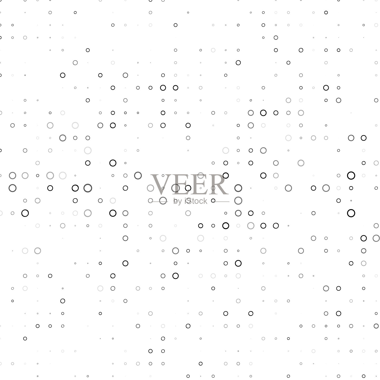 矩阵图案中的圆圈，有些不见了插画图片素材