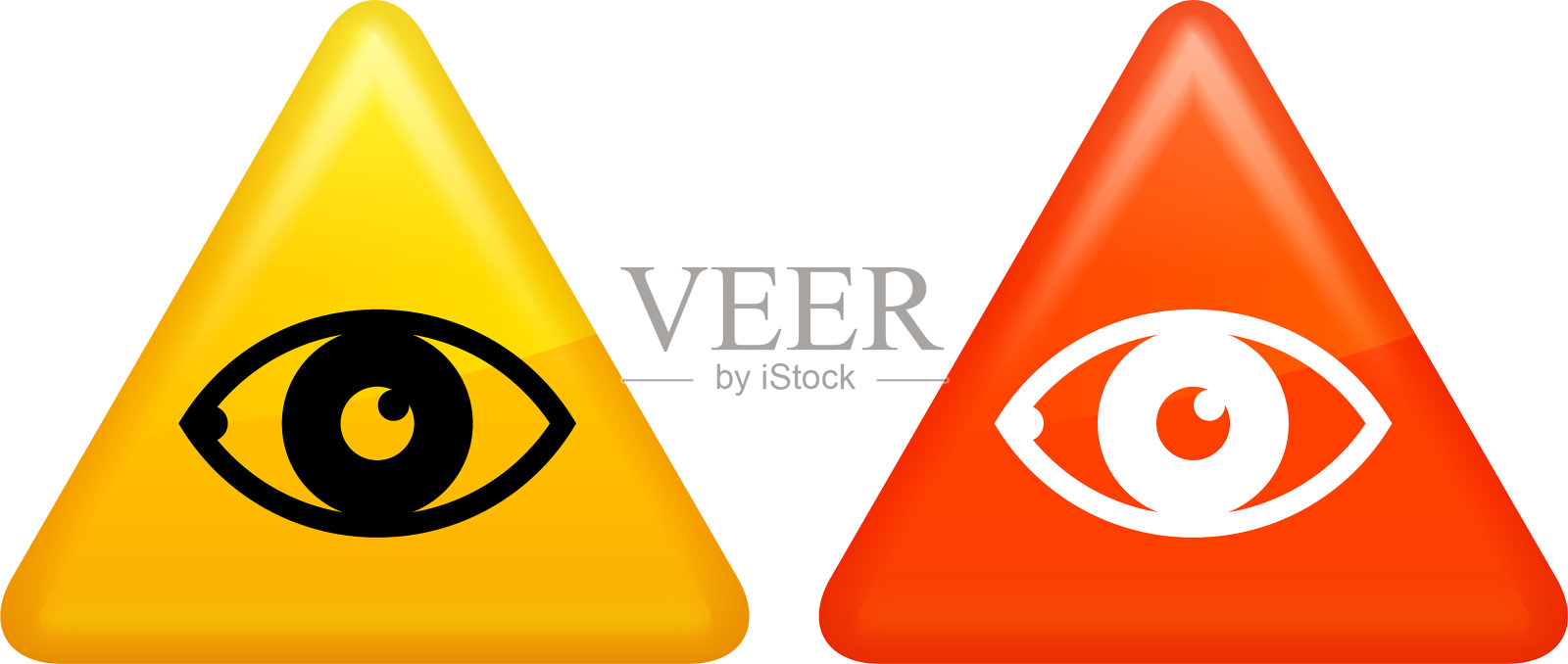 人类的眼睛图标插画图片素材