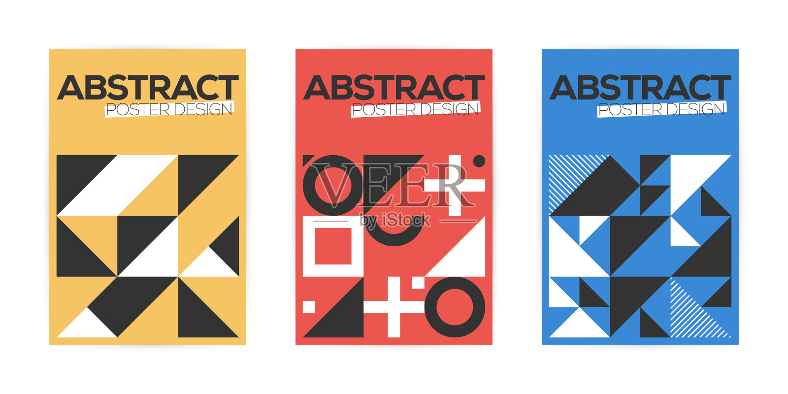 极简几何抽象矢量设计海报，封面，宣传册等。插画图片素材