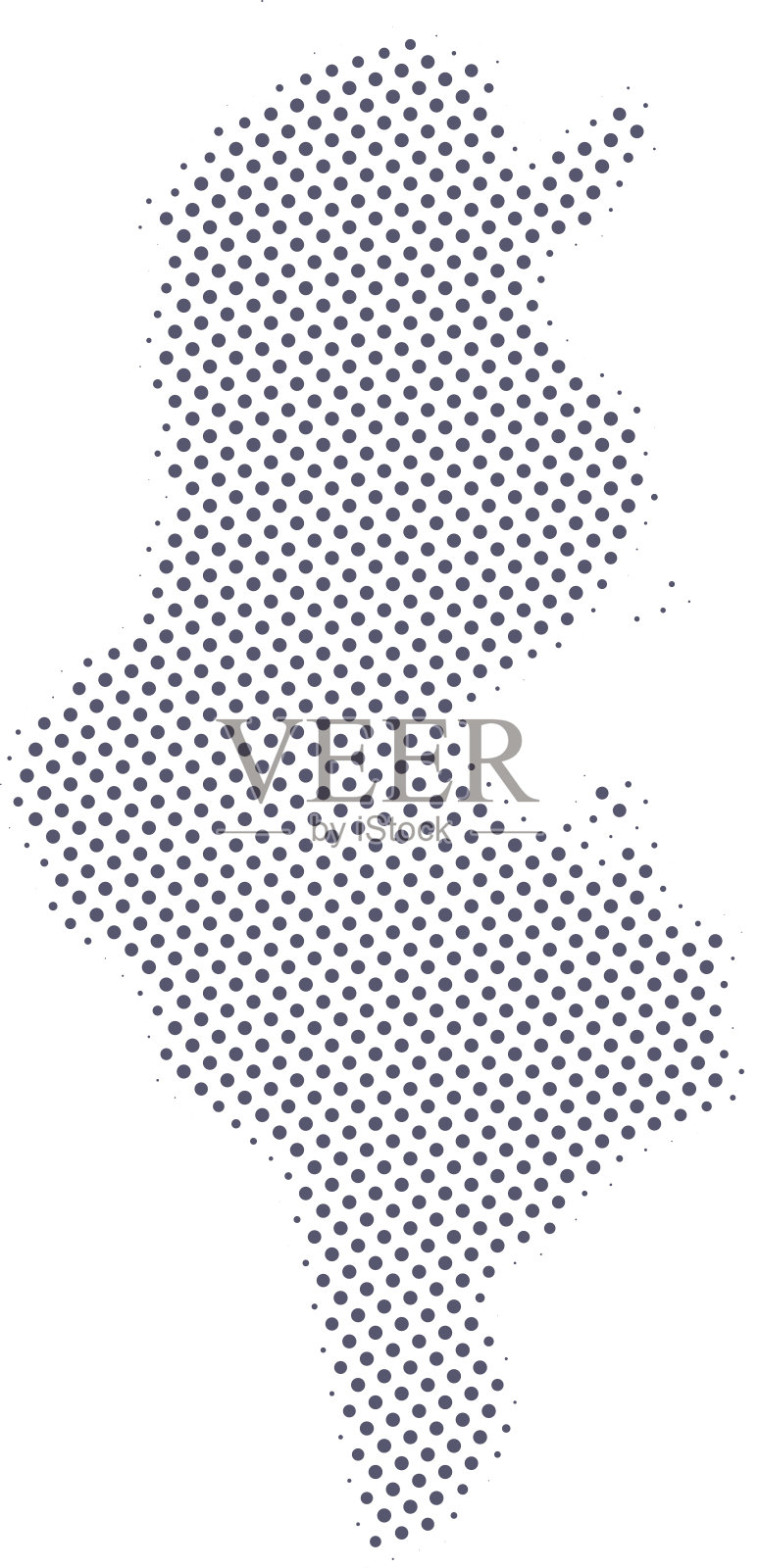 突尼斯点图插画图片素材