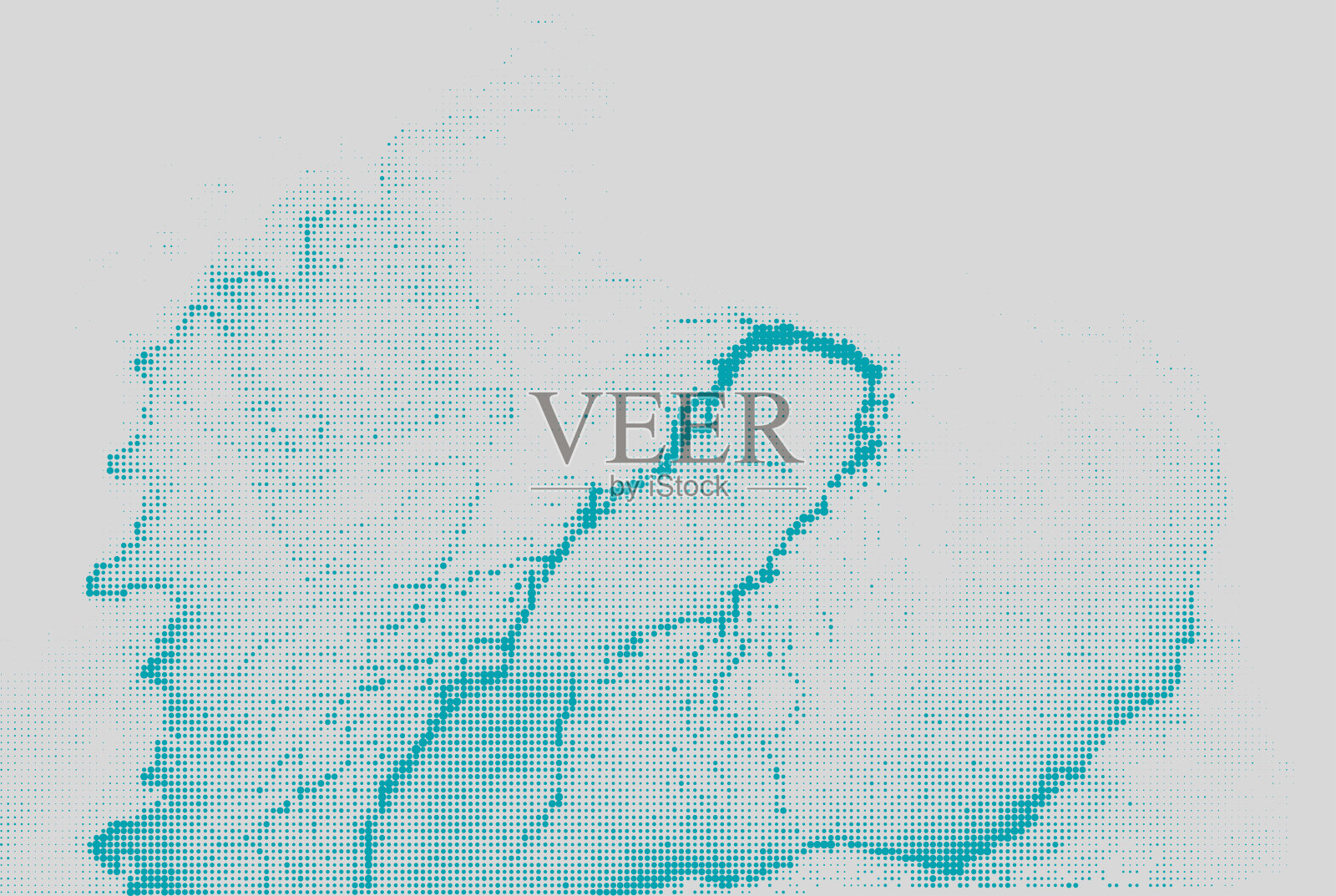 抽象的蓝色半色调飞溅纹理背景设计插画图片素材