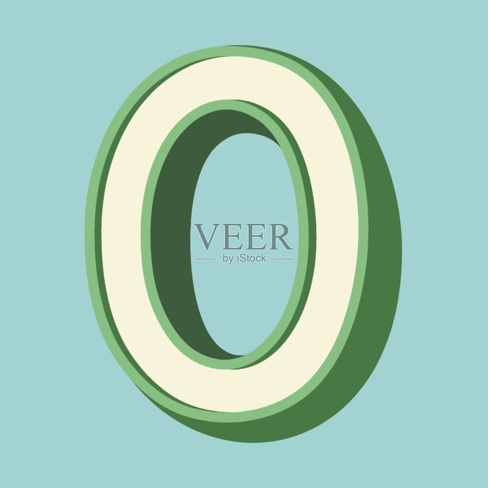 字母O插画图片素材