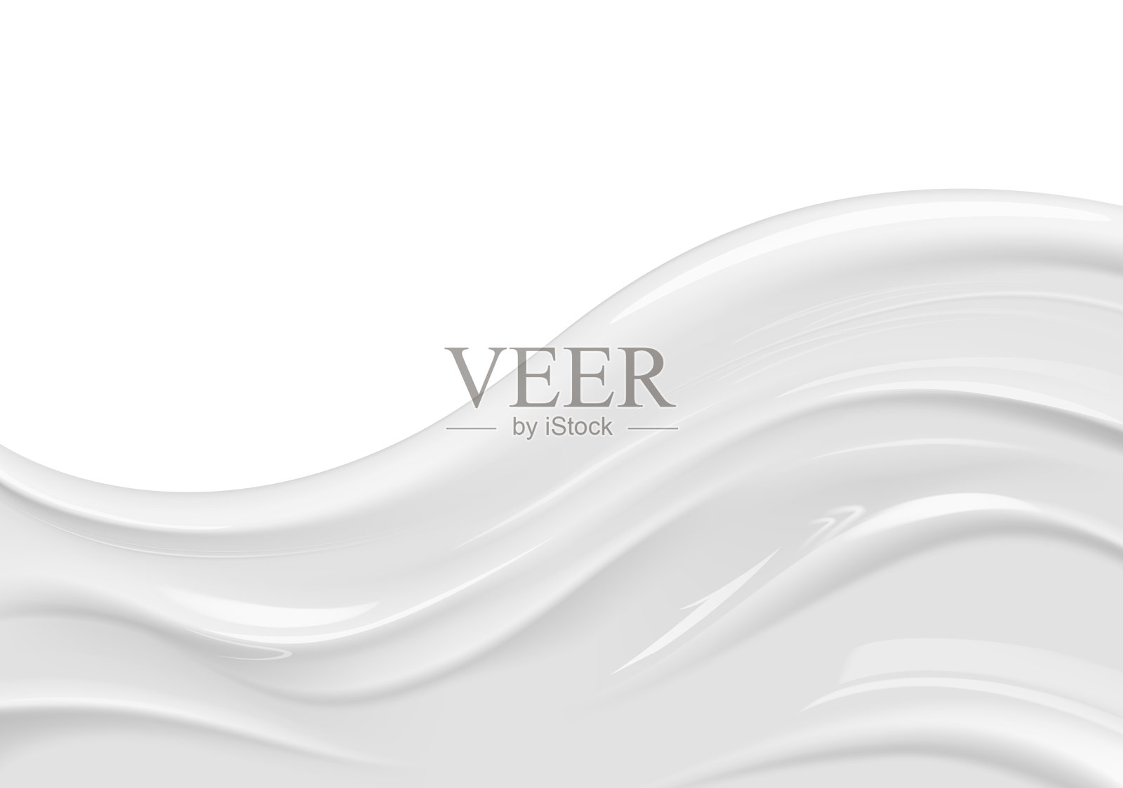 液体奶油滴霜写实元素插画图片素材