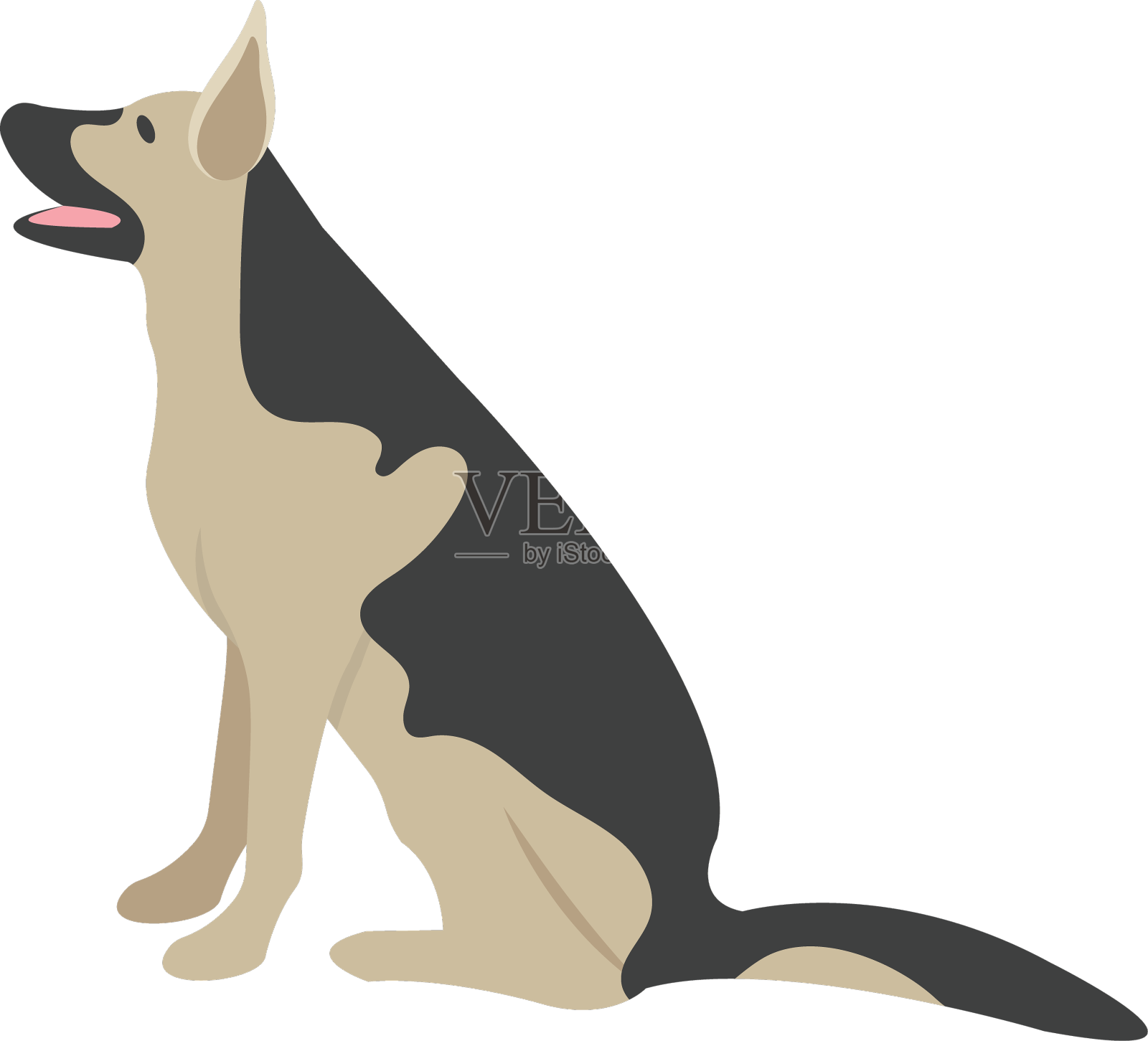 阿拉斯加雪橇犬设计元素图片