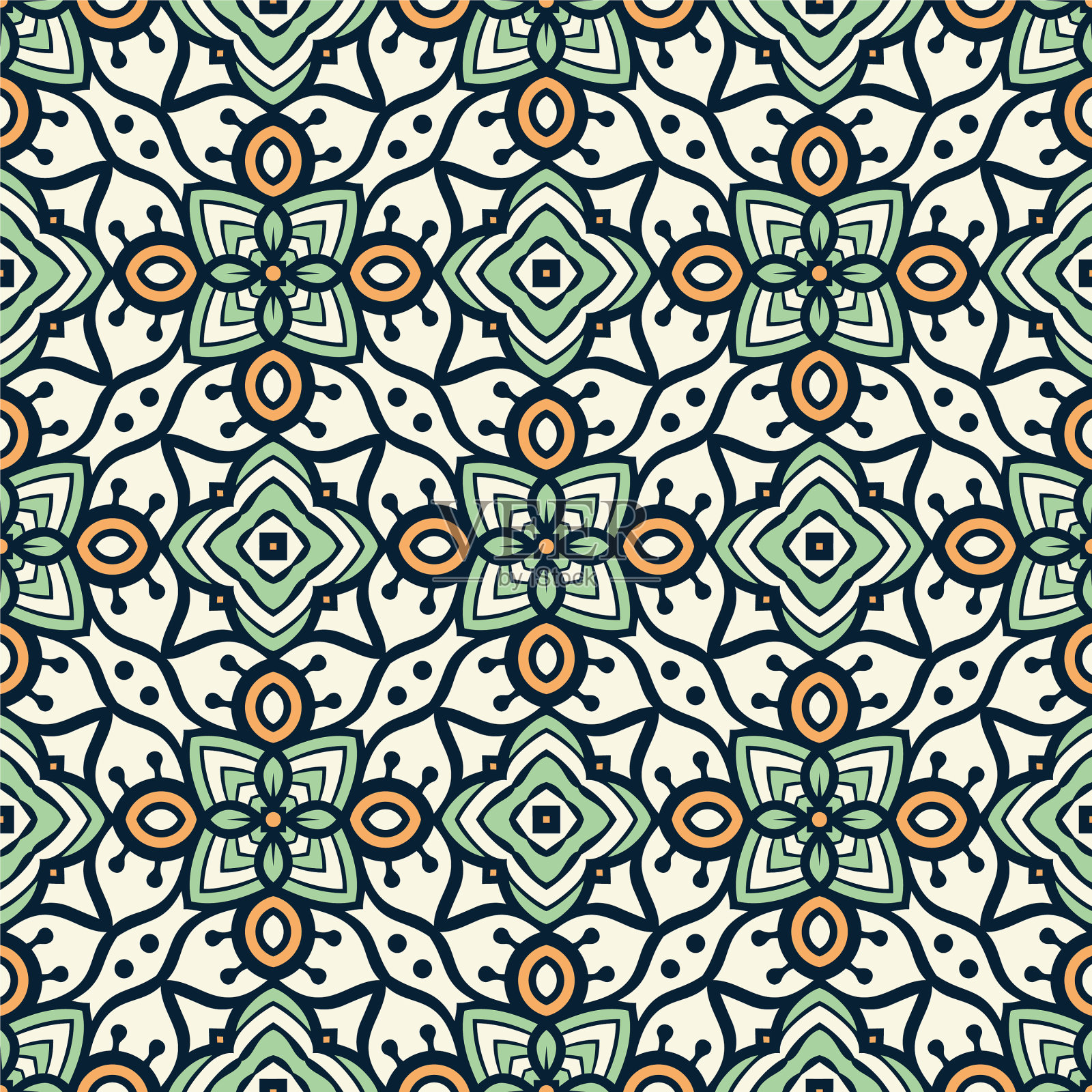 奢华的图案点缀背景简单插画图片素材