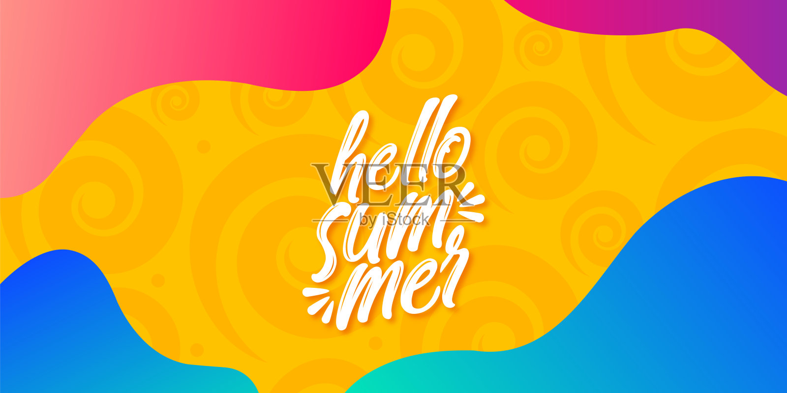 字母组成的暑假股票插图插画图片素材