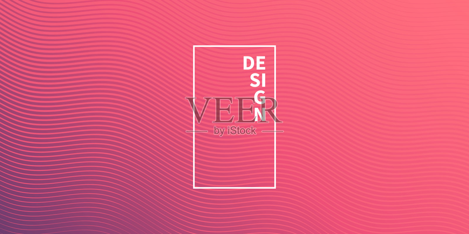 时尚的几何设计-粉色抽象背景插画图片素材