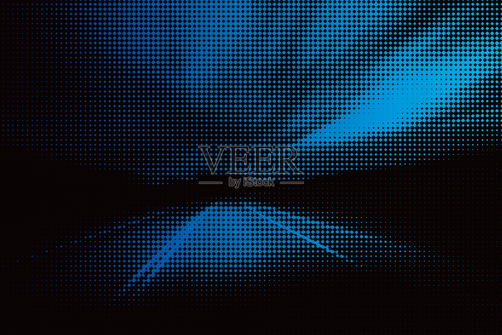 点半色调模式的公路在晚上插画图片素材