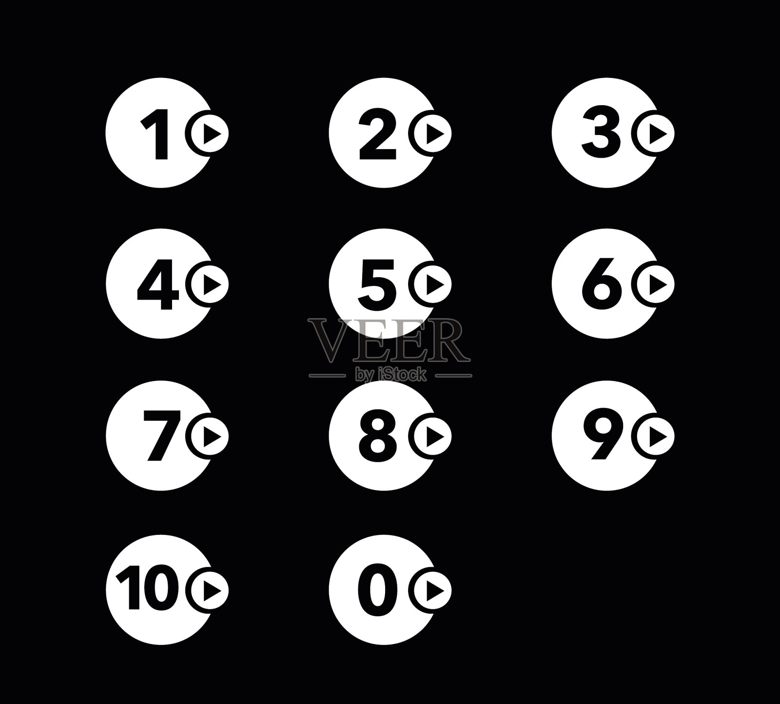 数字图标插画图片素材