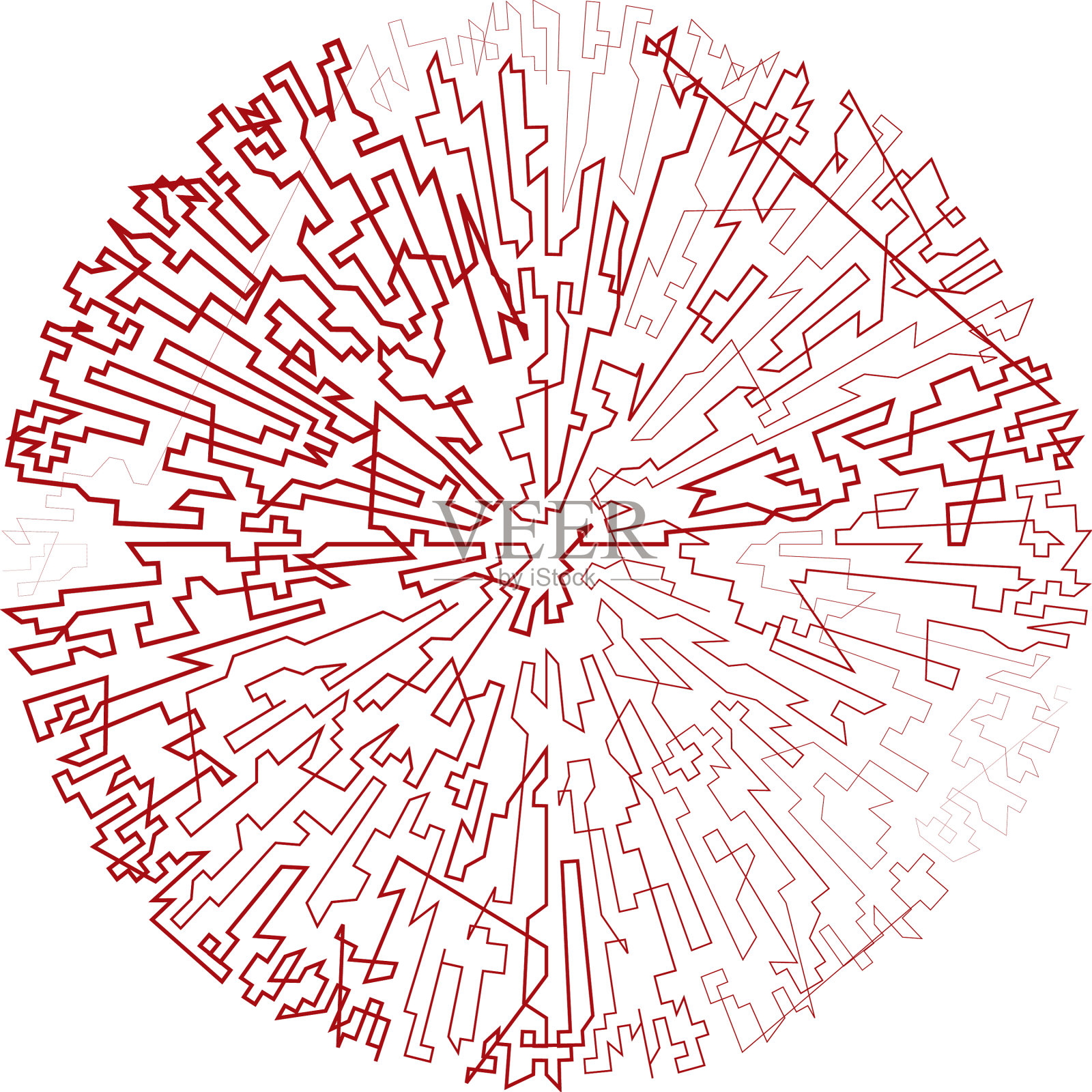 几何随机圆形元素抽象插画图片素材