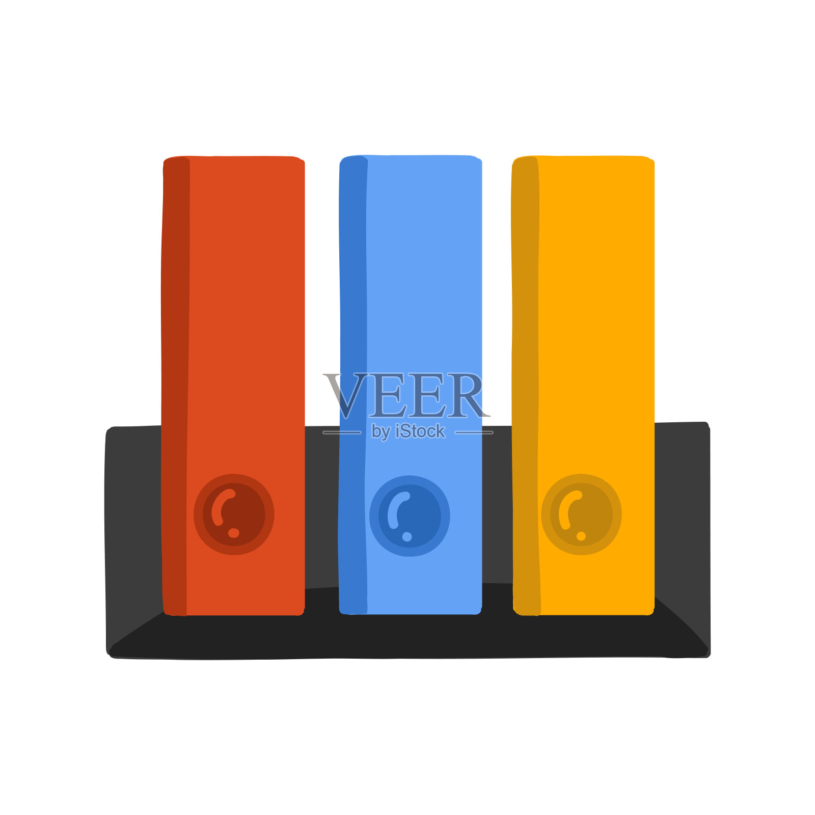 法规卡通风格图标。彩色符号矢量插图插画图片素材