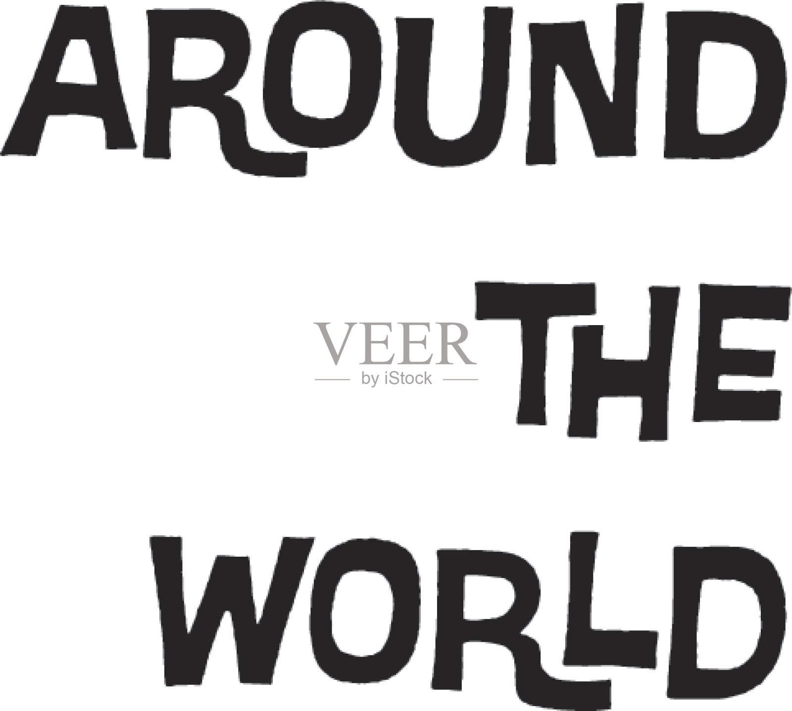 世界各地的插画图片素材